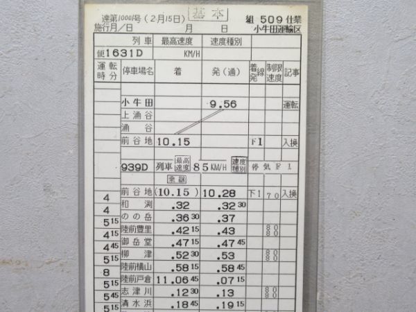 小牛田運輸区 509仕業 揃い