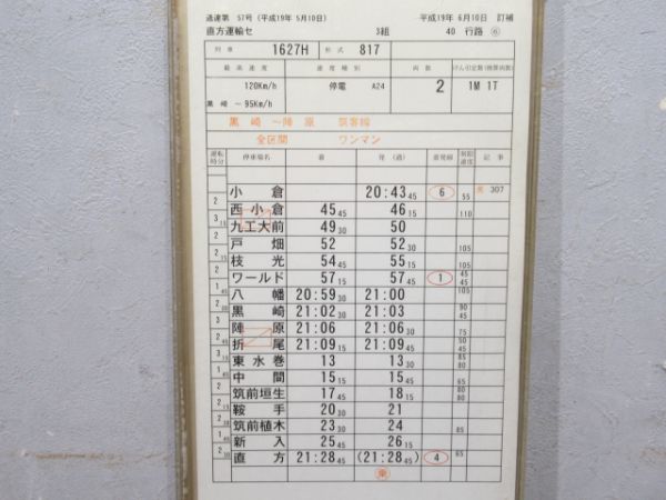 直方運輸センター 40行路 8枚組揃い