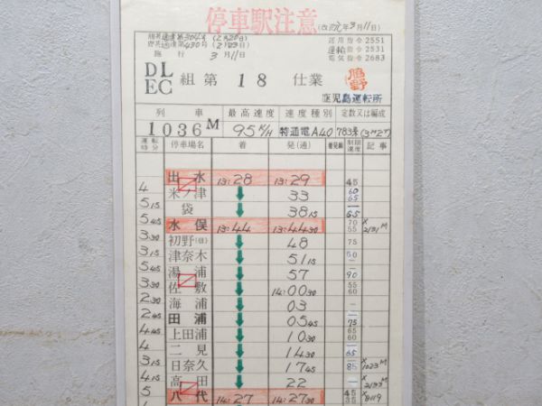 鹿児島運転所 18仕業 (ハイパー有明入り)