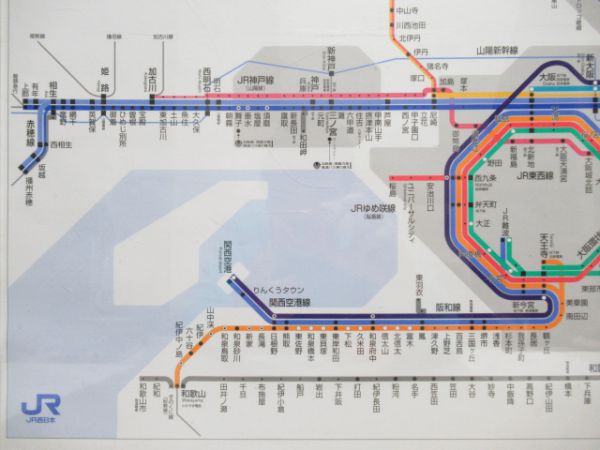 JR西日本 路線案内図