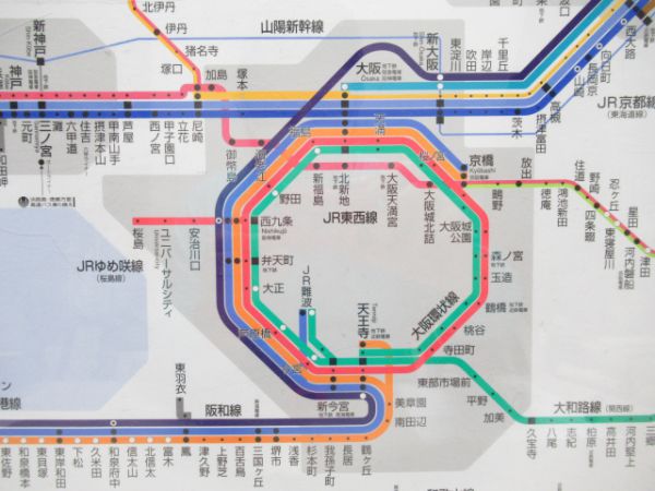 JR西日本 路線案内図