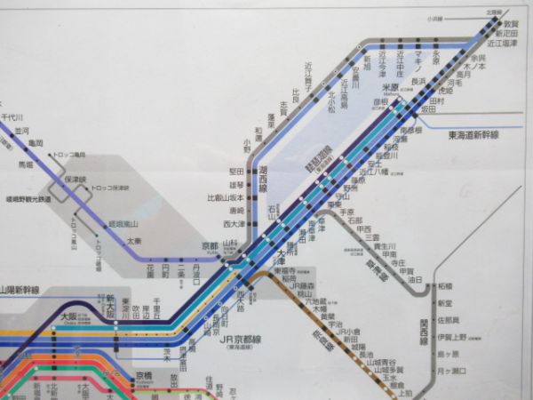 JR西日本 路線案内図