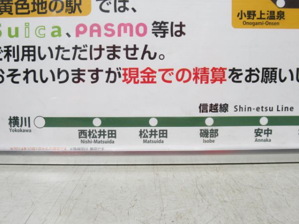 車内路線図 上越・信越・吾妻線