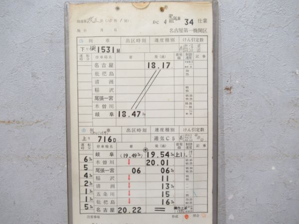 名古屋第一機関区急行のりくら