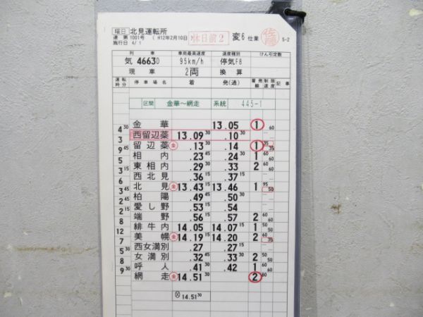 北見運転所オホーツク揃い