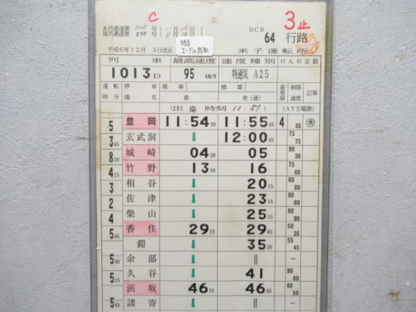 米子運転所 64行路 (はまかぜ/エーデル鳥取)