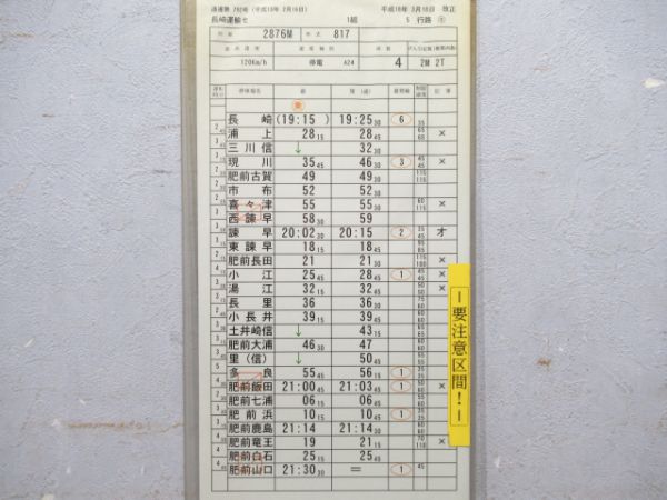 長崎運輸センター 5行路