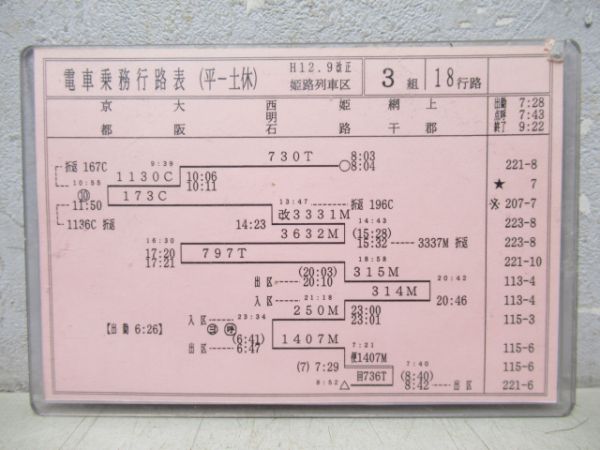 姫路列車区車掌スタフ揃い