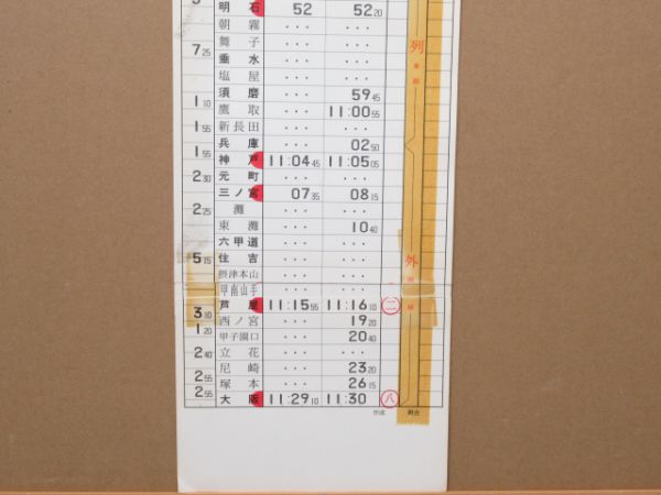 網干電車区 休12行路 揃い