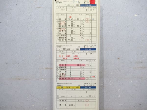 熊本運輸センター 65行路 揃い (787系 リレーつばめ)