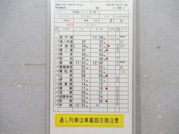 博多運転区 8行路 揃い