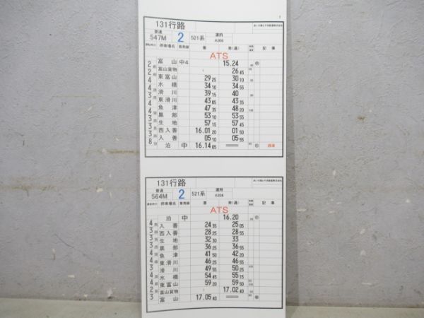 あいの風とやま鉄道521系揃い