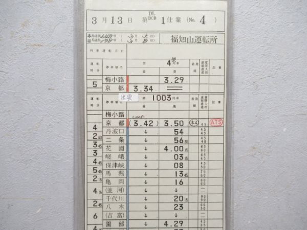 福知山運転所 DCB1仕業 (出雲 入り)