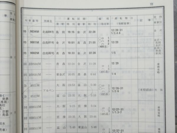 冬季多客輸送関係達