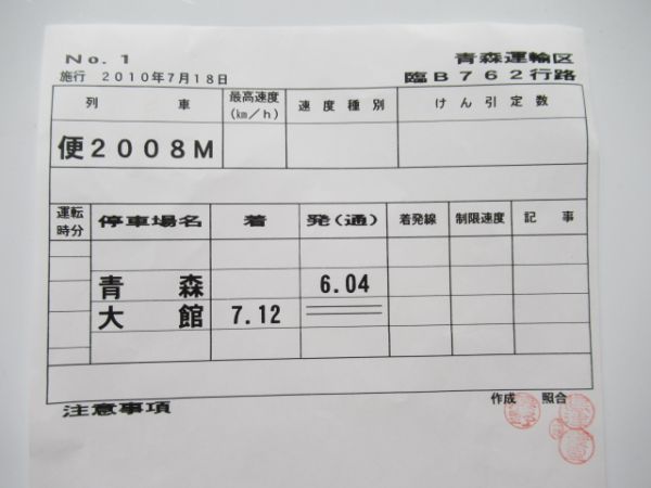 青森運輸区揃い　583系わくわくドリーム号