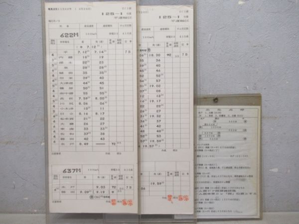 平運輸区揃い　行路票付き