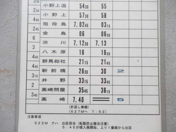 新前橋運輸区揃い185系新特急草津入り(行路票付き) - 銀河