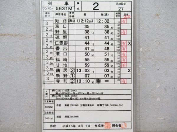 福崎鉄道部休日揃い