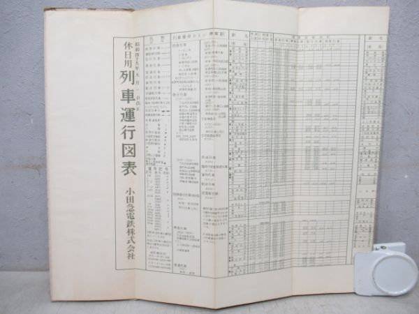 列車運行図表 小田急電鉄㈱ 昭和49年 - 銀河