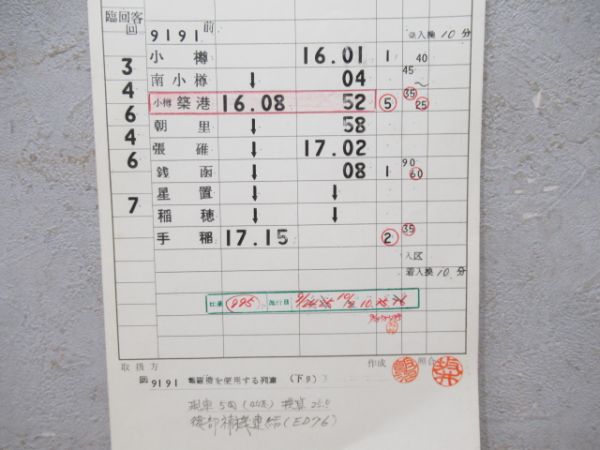 小樽運転区