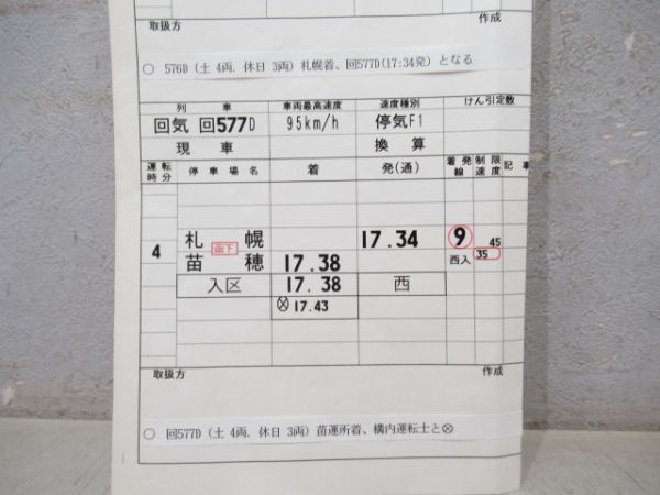 苗穂運転所バラ2仕業