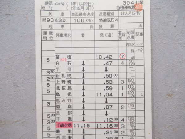 苗穂運転所バラ3仕業