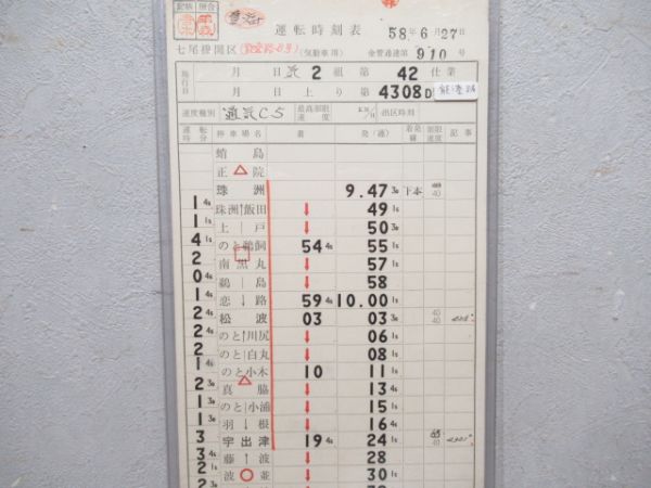 七尾機関区 気2組42仕業 (能登路 入り)