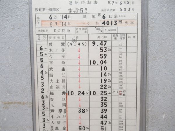 敦賀第一機関区E6仕業　「雷鳥5号」