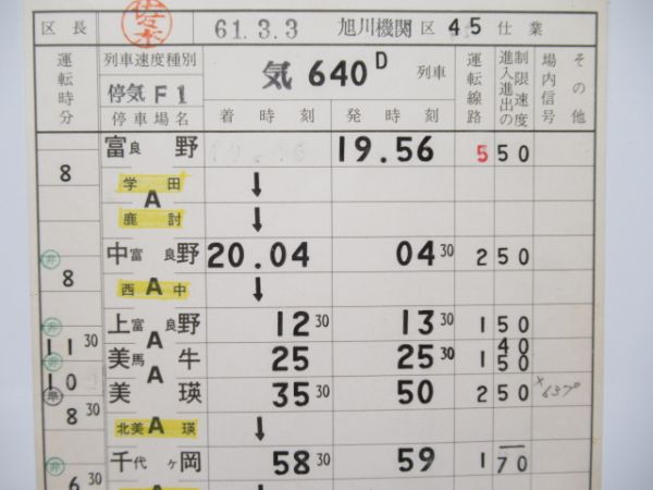 旭川機関区　45仕業