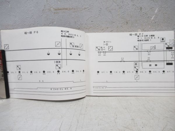 路線図表　美濃町線