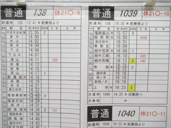 富山地方鉄道バラ5枚セット