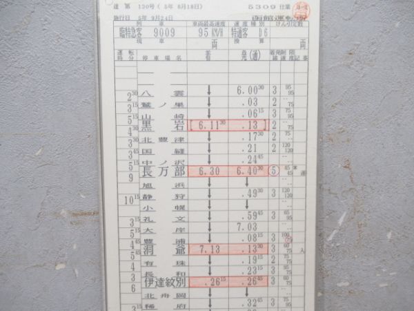 函館運転所　5309仕業「寝台特急カシオペア」