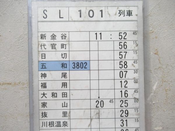 SL101列車揃い「大井川鉄道SLかわね路号」