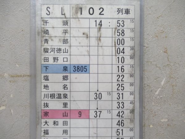 SL101列車揃い「大井川鉄道SLかわね路号」