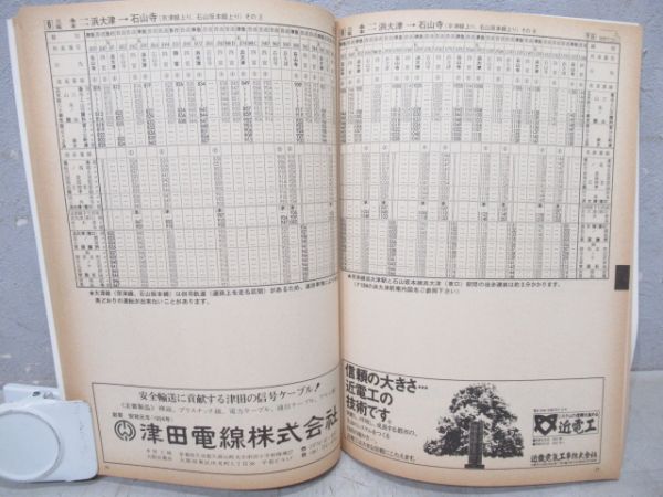 1980'京阪時刻表(京阪電車開業70周年記念) - 銀河