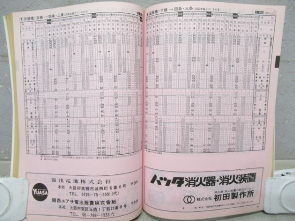 1980‘京阪時刻表(京阪電車開業70周年記念)