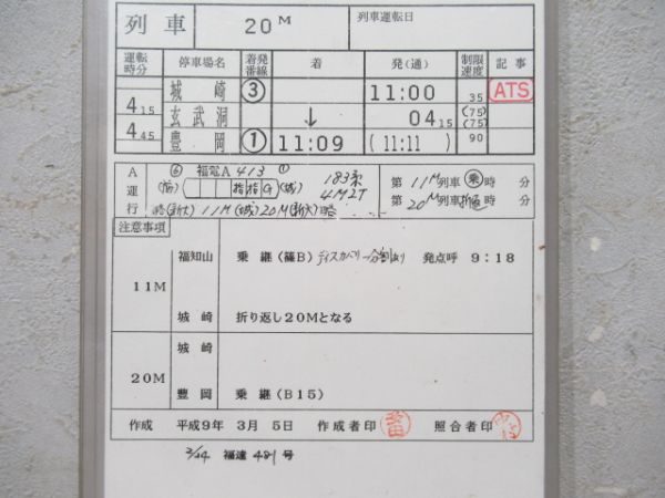 豊岡鉄道部　14行路揃い「特急きのさき・急行だいせん・特急北近畿」入り