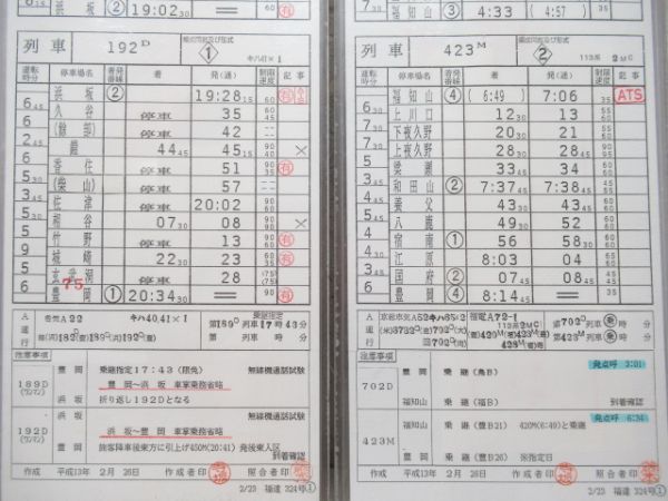 豊岡鉄道部　1行路揃い「急行だいせん」入り