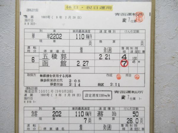 青函運転所　変7仕業揃い「急行はまなす・快速海峡」入り