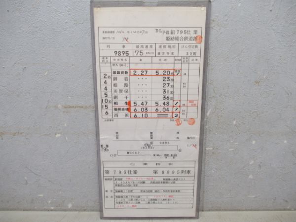 姫路総合鉄道部　DL予備組795仕業揃い「DE10貨物」