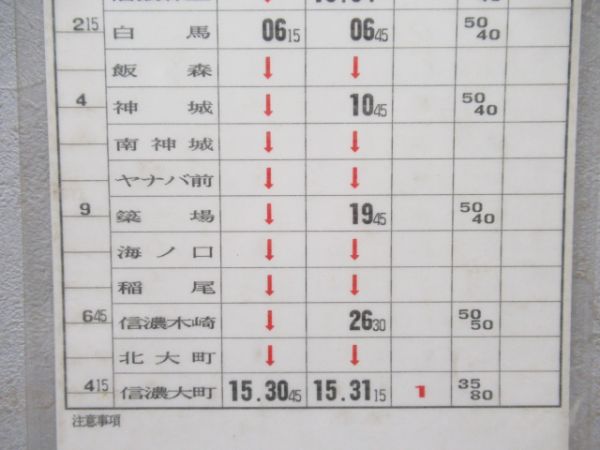 松本運転所　B6行路「スーパーあずさ1号・6号」