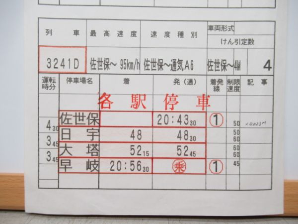 長﨑運輸センター　DC組39仕業「快速シーサイドライナー」