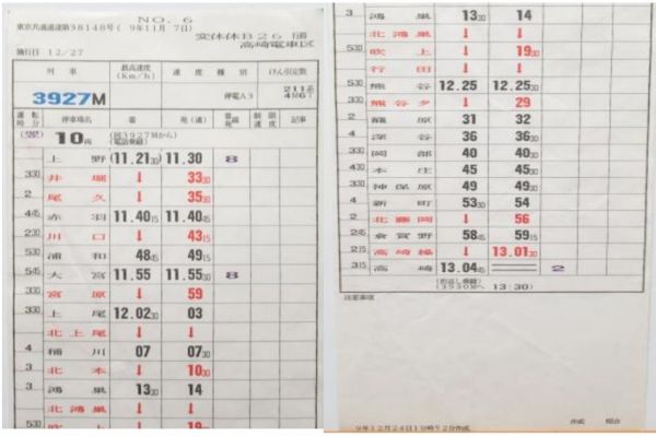 高崎電車区 変休休B26行路 揃い