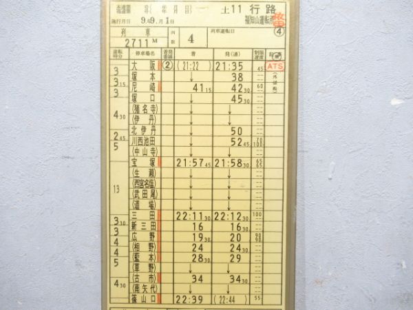 福知山運転所 ②仕業 (ほくせつライナー 入り)