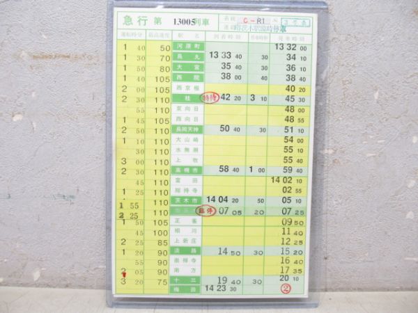 阪急京都線 スタフ 急行 バラ2枚組