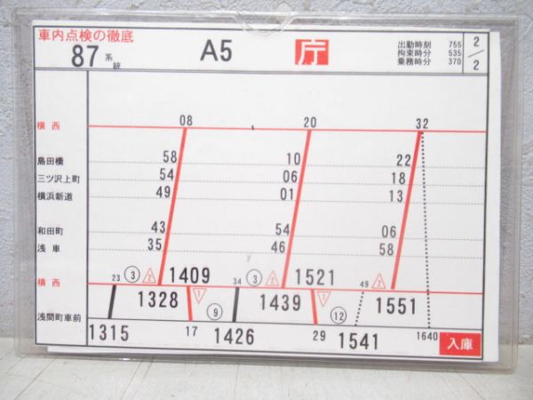 横浜市営バス行路揃い