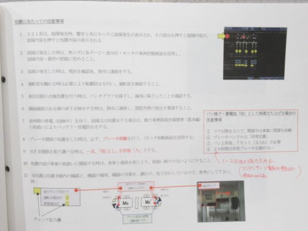 電車応急処置の手引き 321系