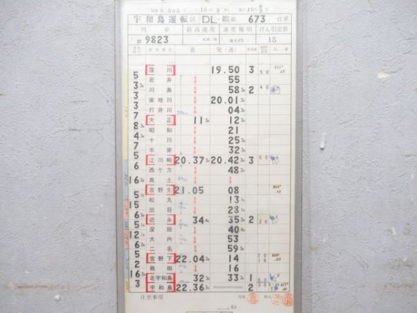 宇和島運転区 DL ②仕業