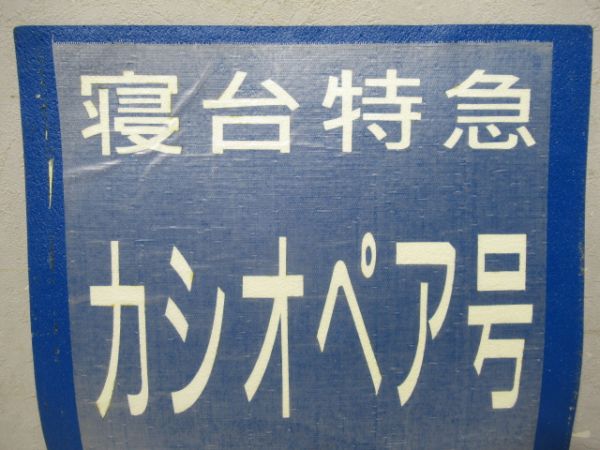 寝台特急カシオペア　ホーム地面用2枚