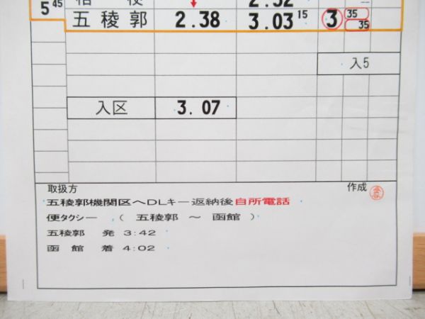 函館運転所　変36*1仕業「急行はまなす」